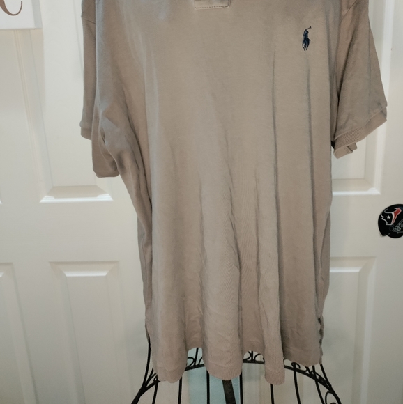 Men's gray Ralph Lauren polo shirt - Picture 3 of 3